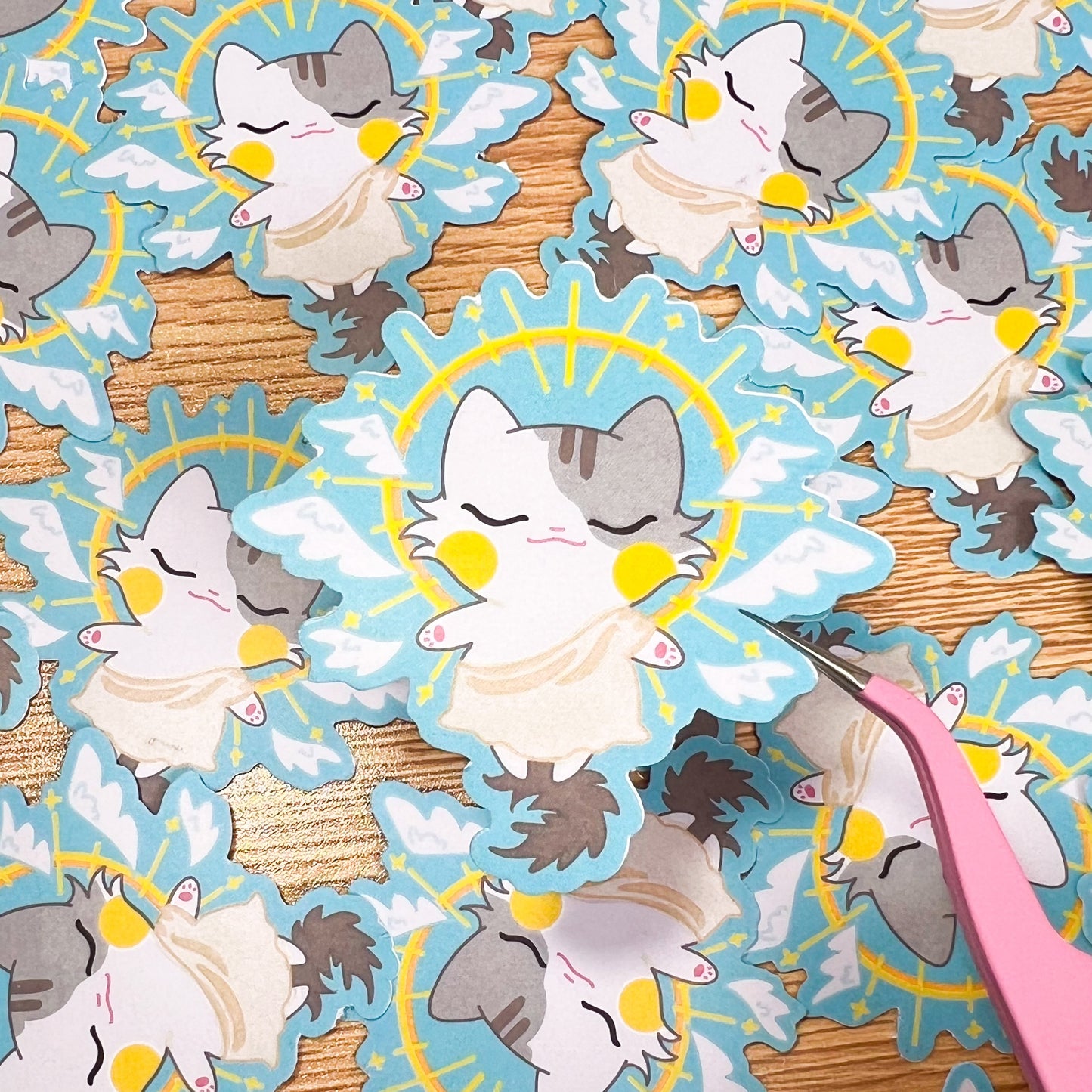 ArtVinyl Sticker | Kitty God | 3 inch | Waterproof & Fade-Resistant |