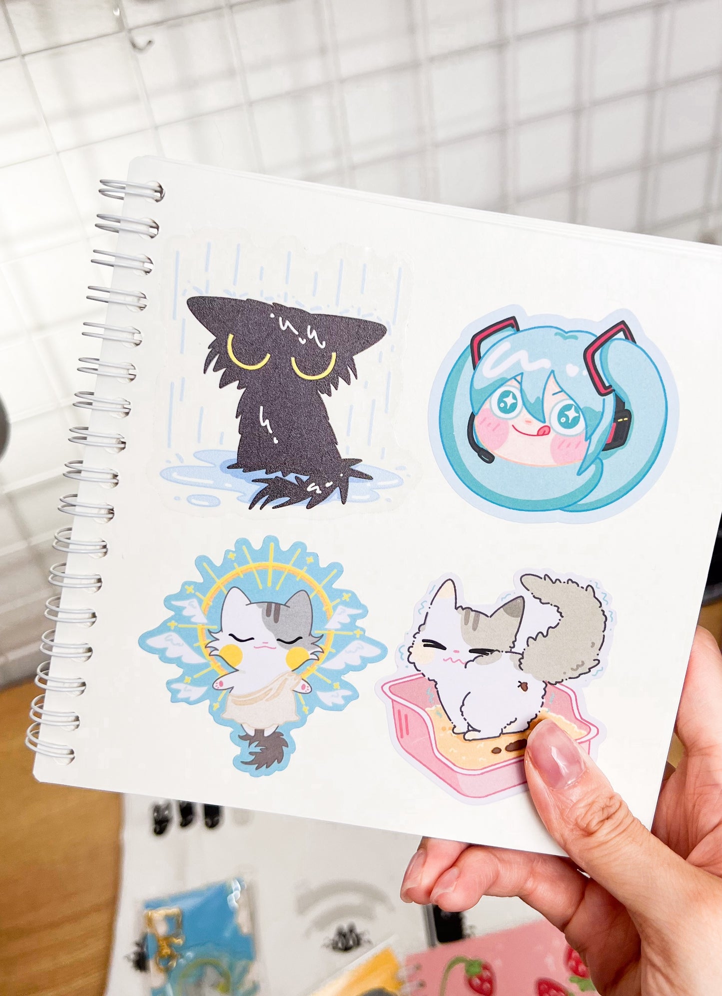 ArtVinyl Sticker | Kitty God | 3 inch | Waterproof & Fade-Resistant |