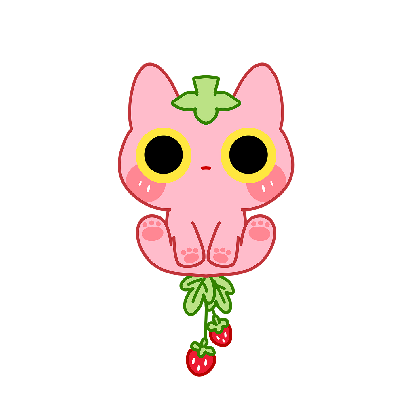 Vinyl Sticker | Strawmi Concept | 3 inch | Waterproof & Fade-Resistant