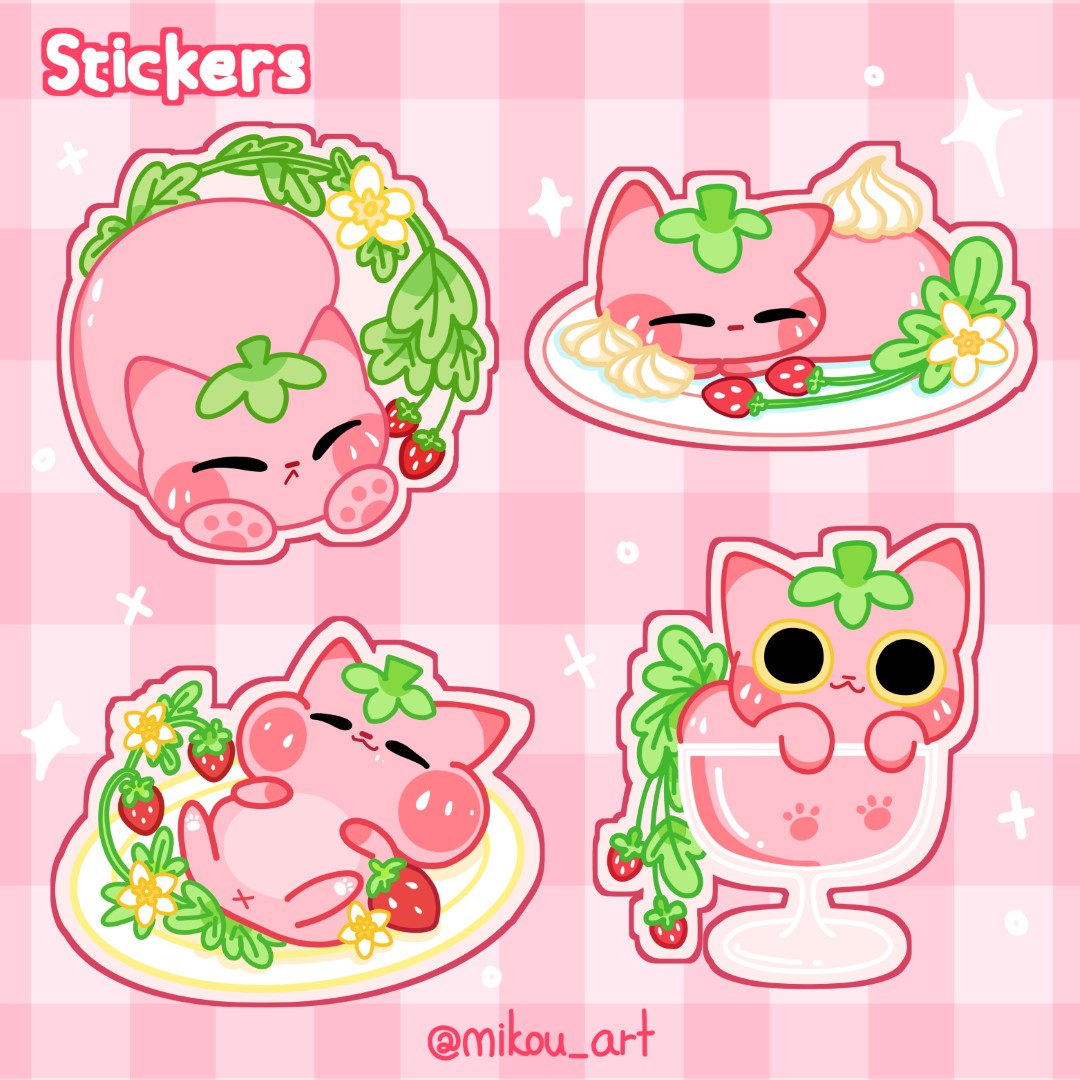 Vinyl Sticker | Strawmi Collection | 3 inch | Waterproof & Fade-Resistant