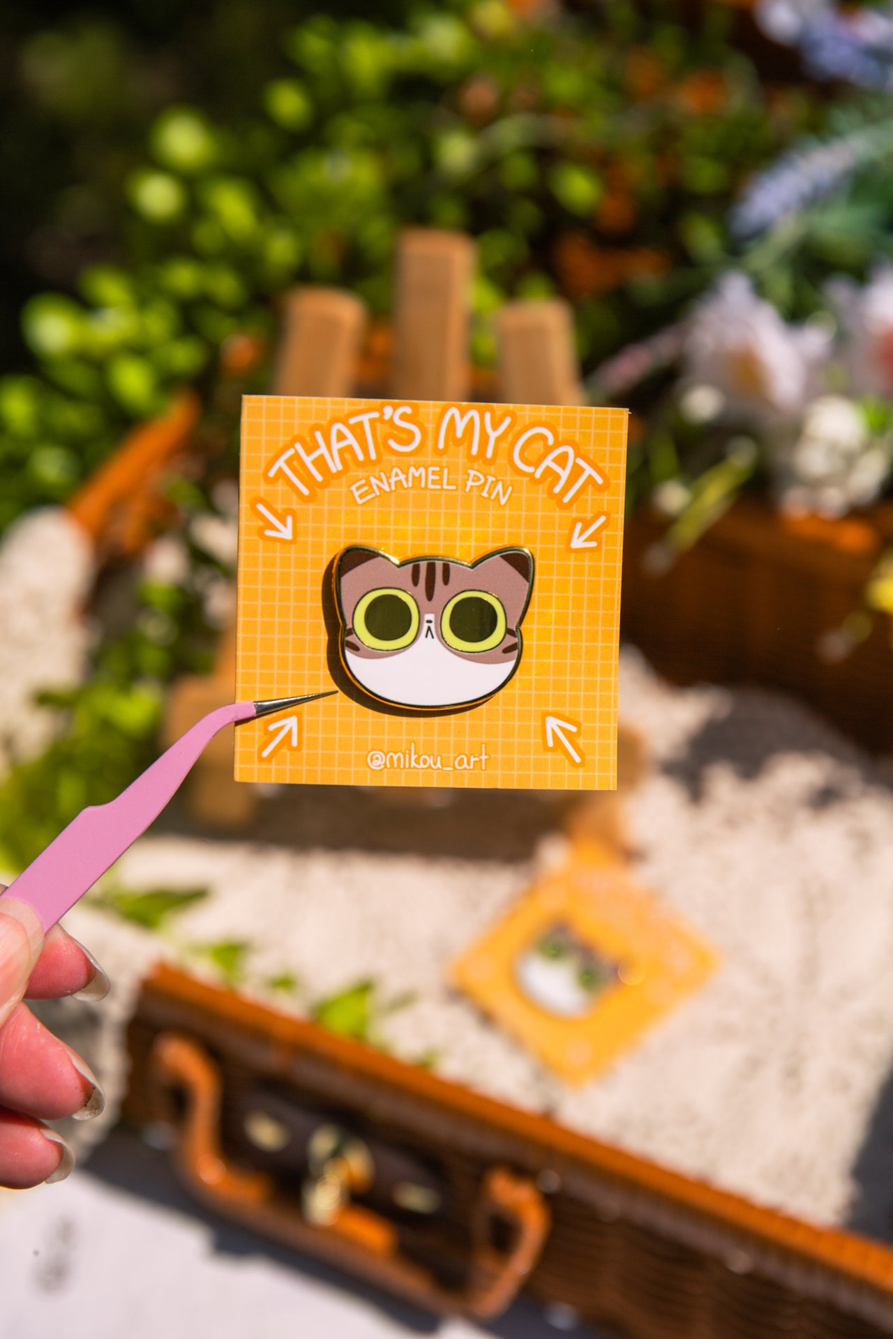 Cute Cat Face Enamel Pin | Which one is your kitty? | That's My Cat Serie | Mikou Original Art