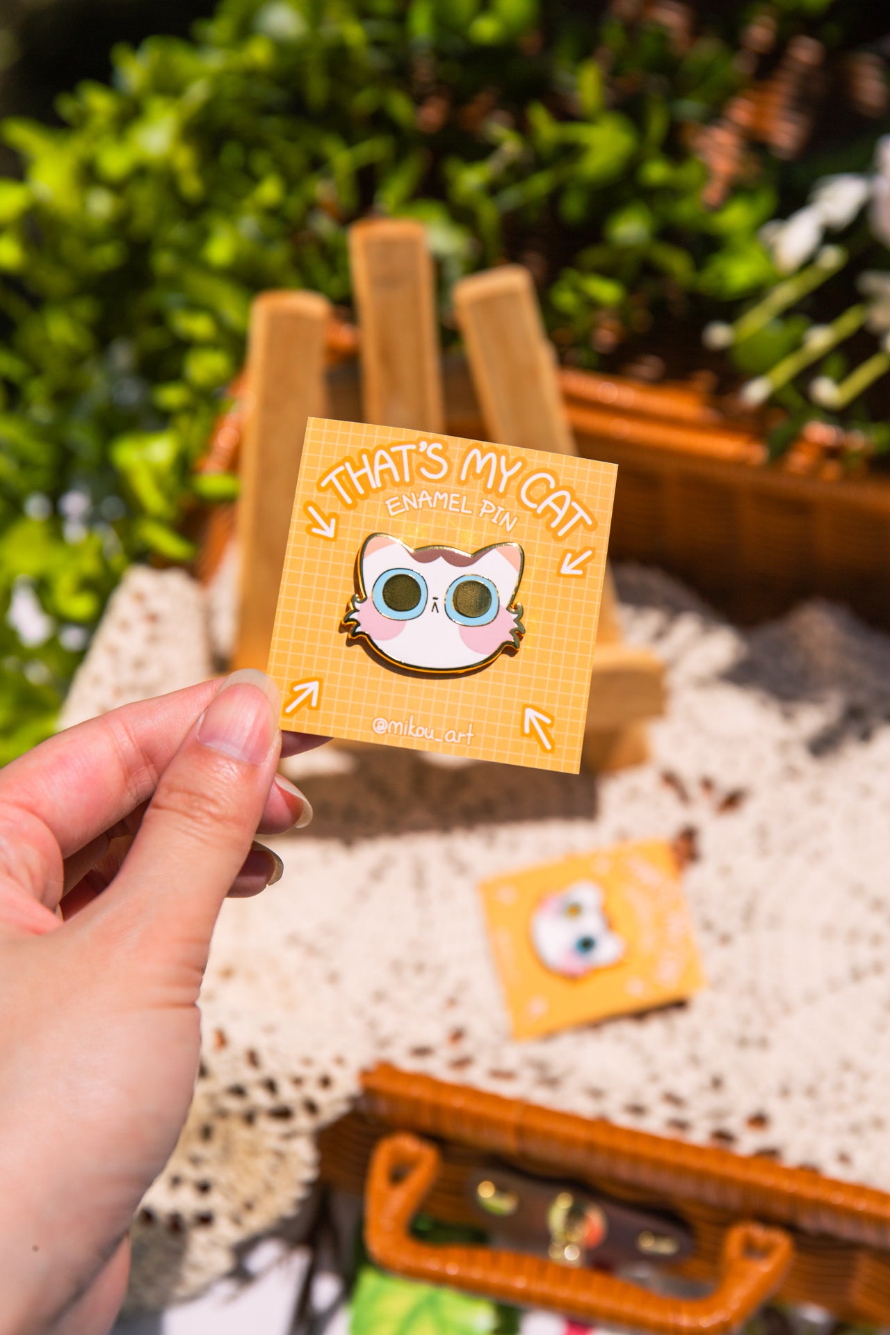 Cute Cat Face Enamel Pin | Which one is your kitty? | That's My Cat Serie | Mikou Original Art