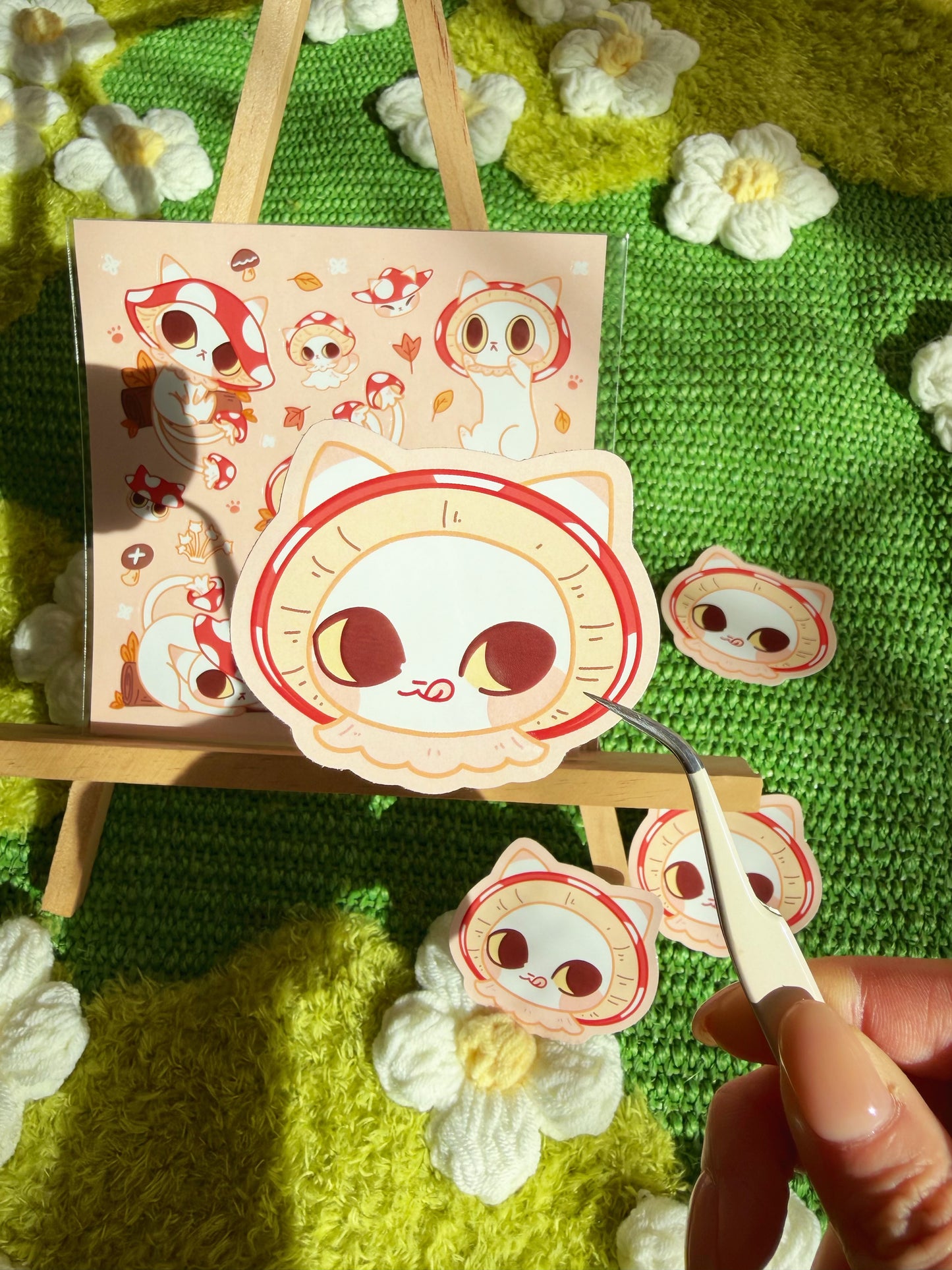 Vinyl Sticker | Meowshroom Cat