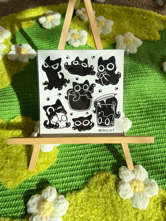 Sticker Sheet | Cat-thulhu Abyss