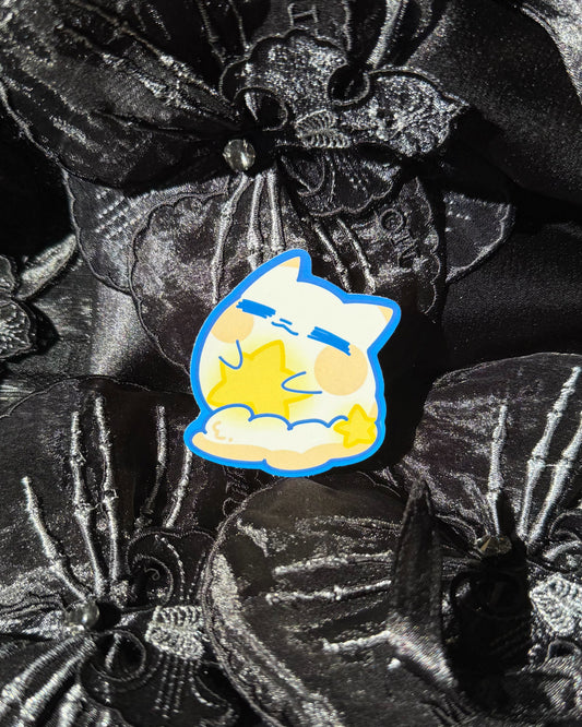 Vinyl Sticker | Cat Shooting Star