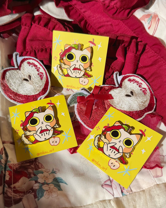AppleCat Enamel Pin