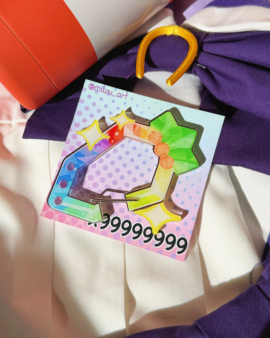 Uma Musume Gem Carrot Acrylic Carabiner