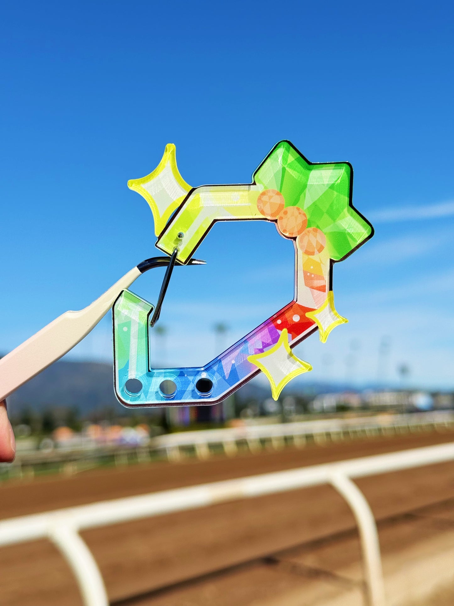 Uma Musume Gem Carrot Acrylic Carabiner