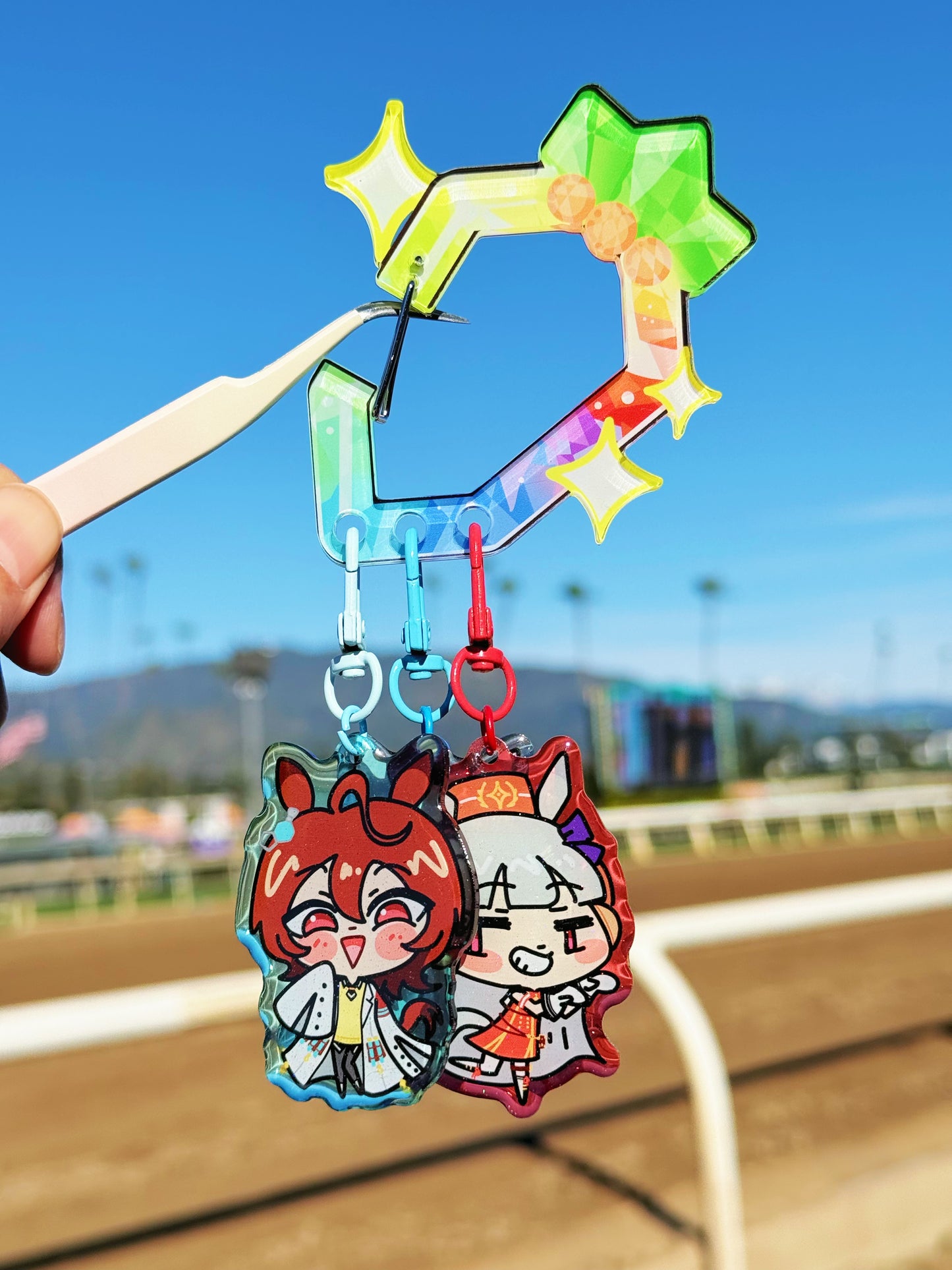 Uma Musume Gem Carrot Acrylic Carabiner