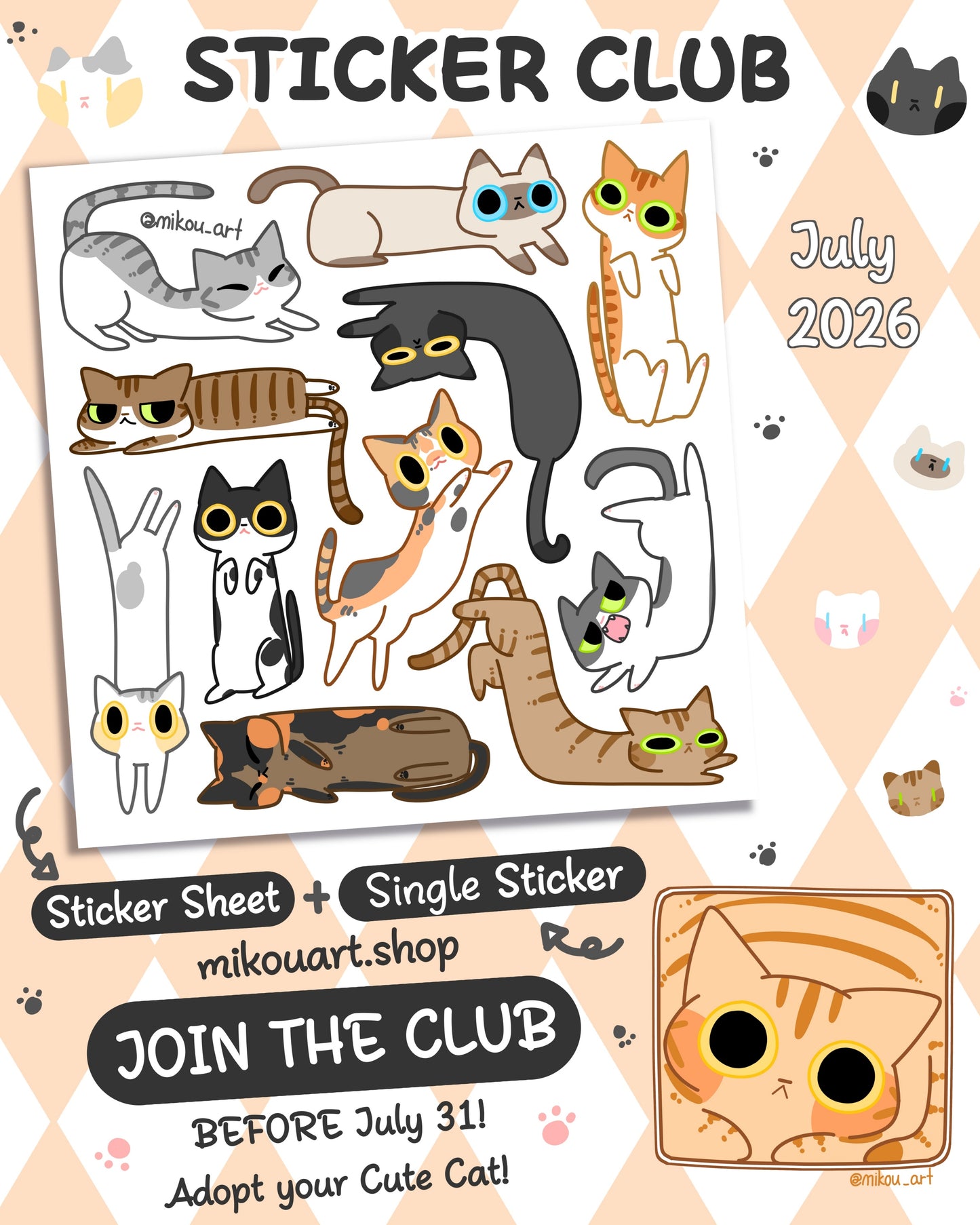Sticker Club Member Subscription
