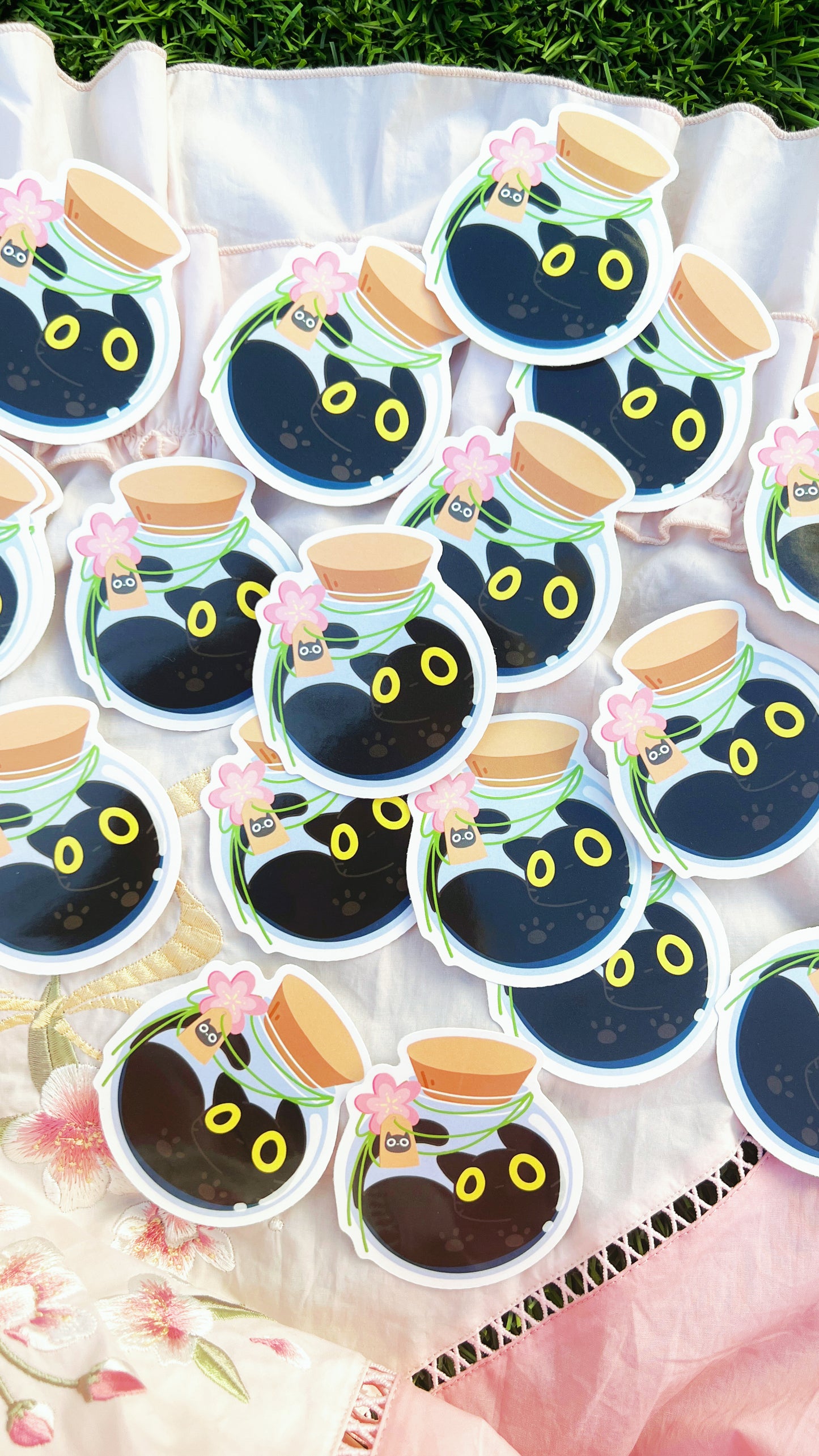 Vinyl Sticker | Black Cat Potion | 3 inch | Waterproof & Fade-Resistant |