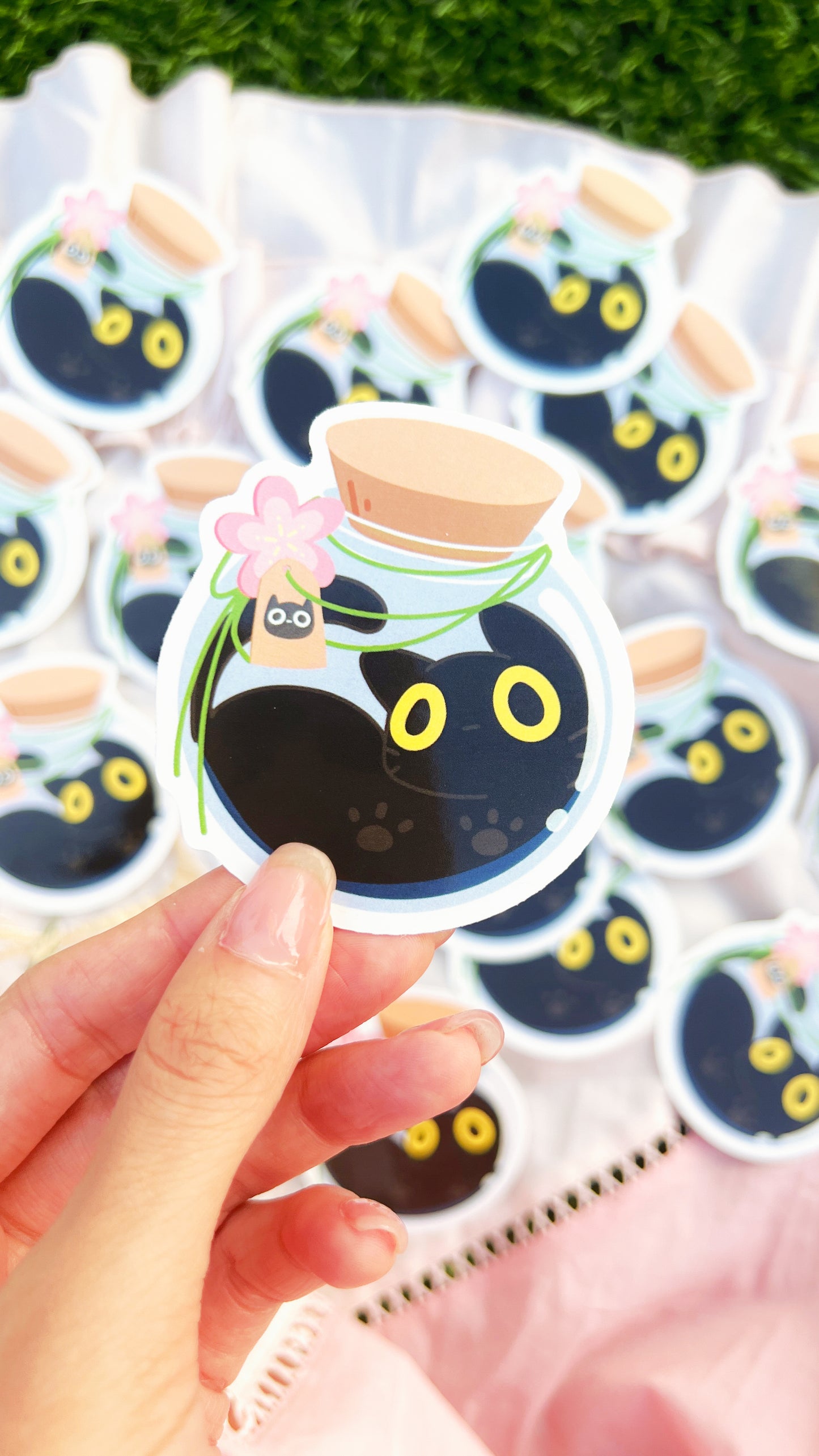 Vinyl Sticker | Black Cat Potion | 3 inch | Waterproof & Fade-Resistant |